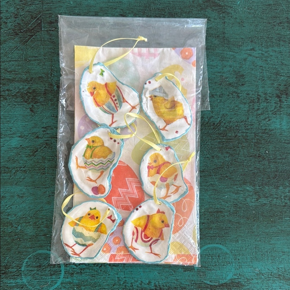 Handmade Easter Chick Ornaments from Lyme CT!